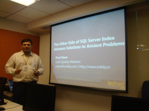 Hyderabad UG Index Presentation by Pinal Dave